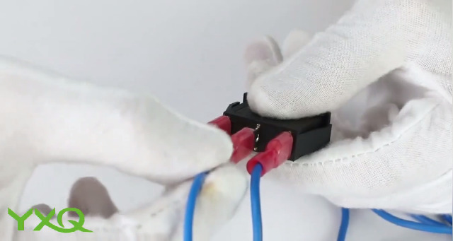 YXQ KCD3-104N Red Light 3Pin SPST ON/Off Rocker Switch 15A